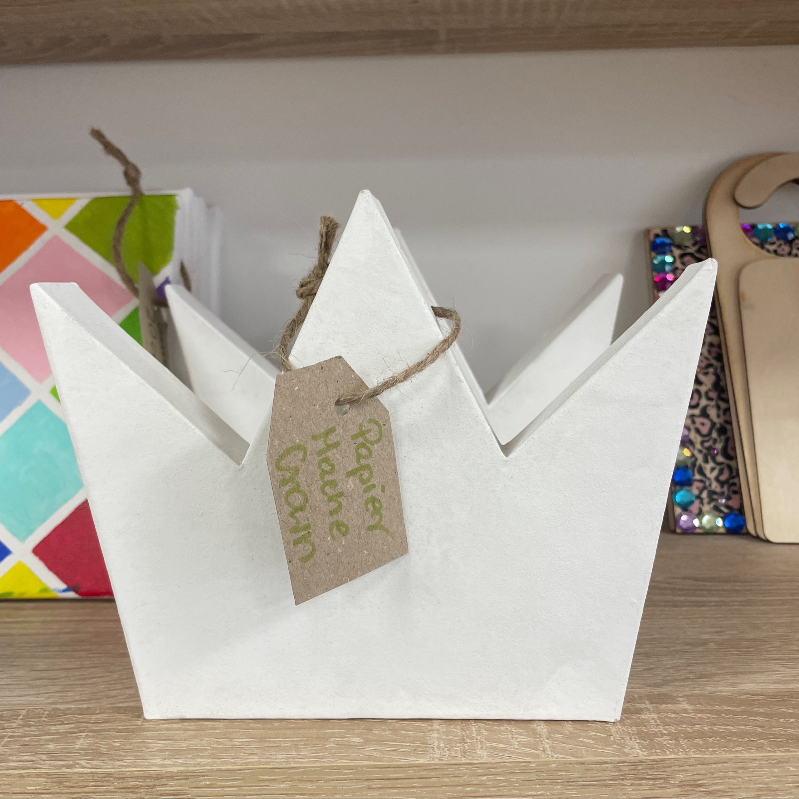 Paper Mache Crown Krafty Shed